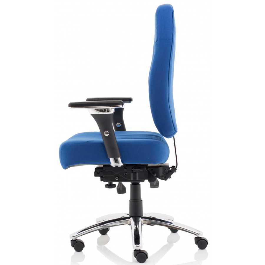 Barcelona Fabric Heavy Duty Office Chair - 158KG Rated 24 Hour Use